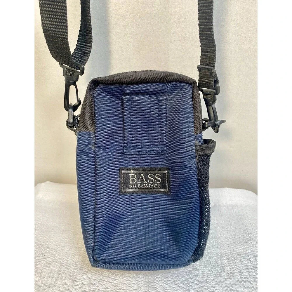 Vintage Camera Bag Shoulder Strap Padded Cloth/Nylon 7x4 G.H. Bass